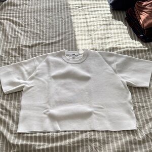 Washable Milano Ribbed Sweater | Short Sleeve